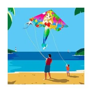 Hengda Kite Kids Los Niños dibujos animados overol de_4