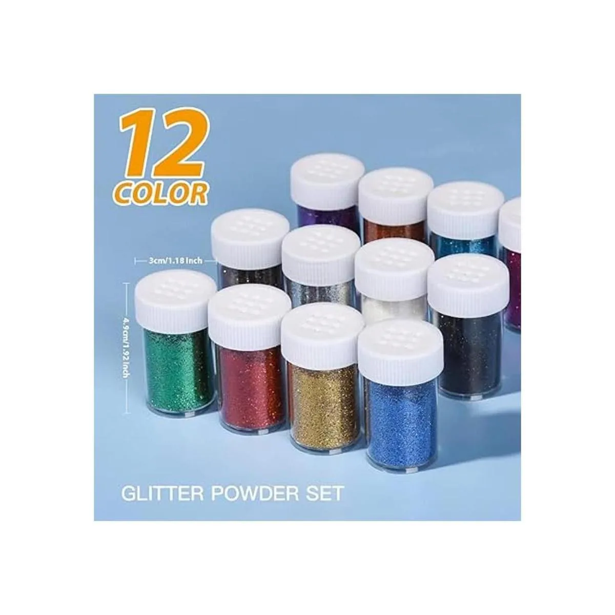 Brillantina Teenitor Fine Glitterer para slime arte y_2