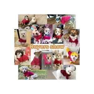 Jecikelon Ropa para perros y mascotas suéter suave y_2