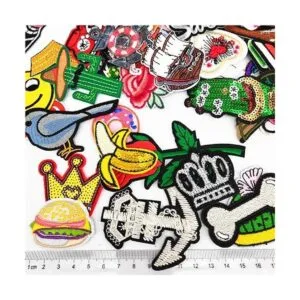 Dandan DIY 100 parches bordados al azar parches para_4