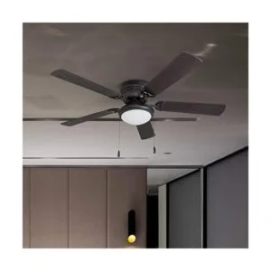 Portage Bay 50251 Hugger Ventilador de techo negro mate_7