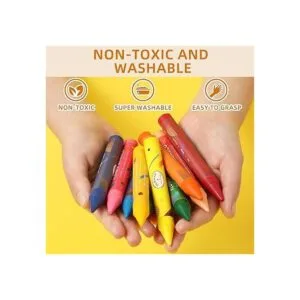 Crayones gigantes Jumbo no tóxicos fáciles de sostener y_4