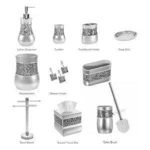 Creative Scents Set de níquel cepillado plateado_6