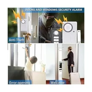 HENDUN Alarma de puerta inalámbrica con control remoto_4