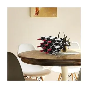 Mango Steam Estante de vino para encimera de 10 botellas_5