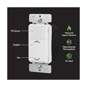 TOPGREENER Regulador de interruptor de luz con sensor de_2