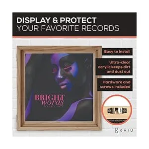 KAIU Marco de discos de vinilo Marcos de álbum de madera_4