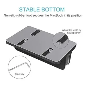 JARLINK Soporte vertical para laptop soporte ajustable_5