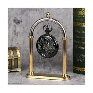 TREEWETO Reloj de bolsillo mecánico de esqueleto para_3