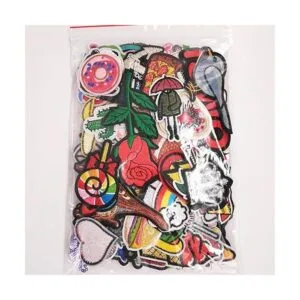 Dandan DIY 100 parches bordados al azar parches para_5