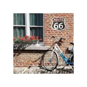 HANTAJANSS Route Señal retro para decoración de pared 66_7