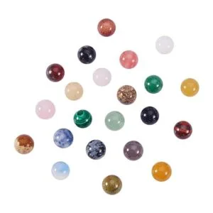 NBEADS 100 cuentas de piedras preciosas naturales sin_2