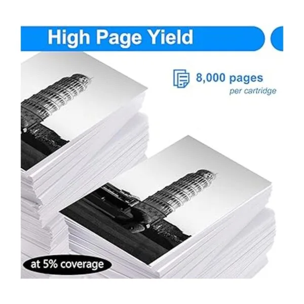SuperInk Paquete de 4 cartuchos de tóner compatibles para_4