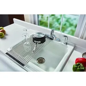 Farberware Alfombrilla enrollable para secar platos sobre_2