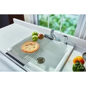 Farberware Alfombrilla enrollable para secar platos sobre_3