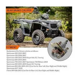 JDMSPEED Pinza de freno trasera de repuesto para Polaris_3