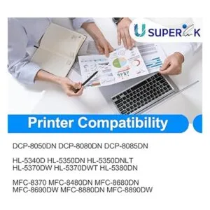 SuperInk Paquete de 4 cartuchos de tóner compatibles para_3