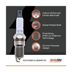 Autolite XP58634PK Bujía Iridium XP paquete de 4_2