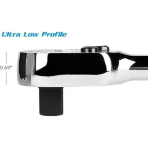 Capri Tools Trinquete de perfil bajo de 12 pulgada arco_3