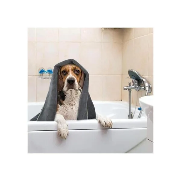 KinHwa Toalla de microfibra súper absorbente para perros_5