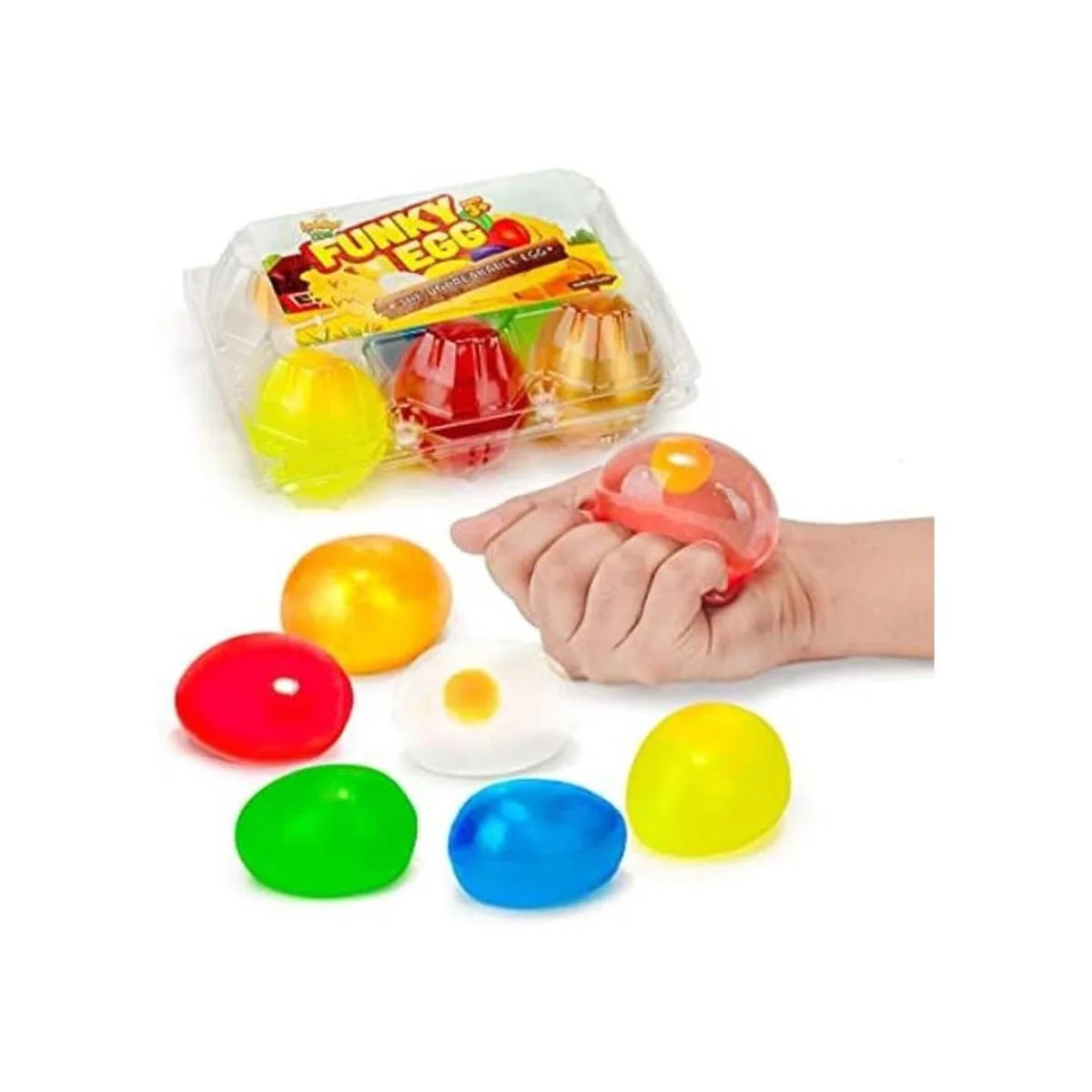 Juguetes esponjosos coloridos para huevos y palillos_1