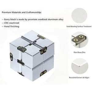 Cubo de aleación de aluminio Lifidea Cubo Infinito de_2