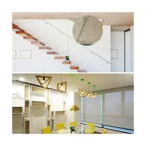 Nivel láser de línea cruzada con 2 puntos de plomada_2