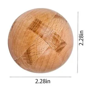Shuyue Rompecabezas de madera hecho a mano con bola_3