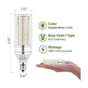 Bombillas LED E12 12 W LED Bombilla de candelabro_2