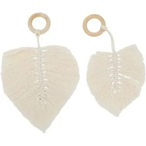 Paquete de 20 anillos de madera natural sin terminar para_5