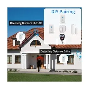 GREENCYCLE Timbre de puerta con sensor de movimiento_6