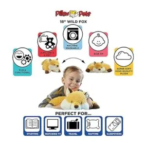 Pillow Pets Originals Wild Fox juguete de peluche de 18_5