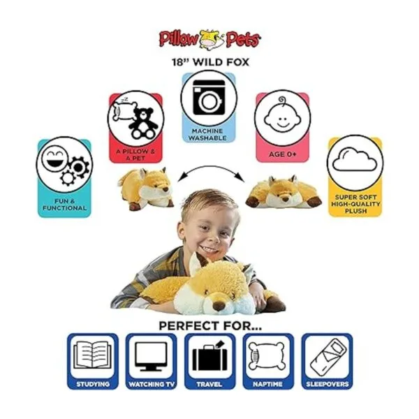 Pillow Pets Originals Wild Fox juguete de peluche de 18_5