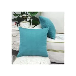 CaliTime Paquete de 2 fundas de almohada suaves para sofá_3