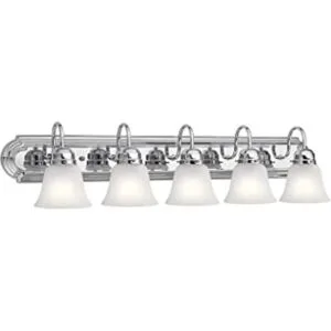 Kichler Lighting 5339CHS Baño de cinco luces cromado_1