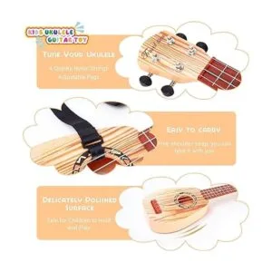 Juguete de guitarra de ukelele para niños de 17 pulgadas_4