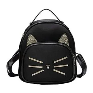 Mochila de terciopelo para adolescentes para niñas_1