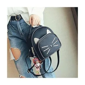 Mochila de terciopelo para adolescentes para niñas_5