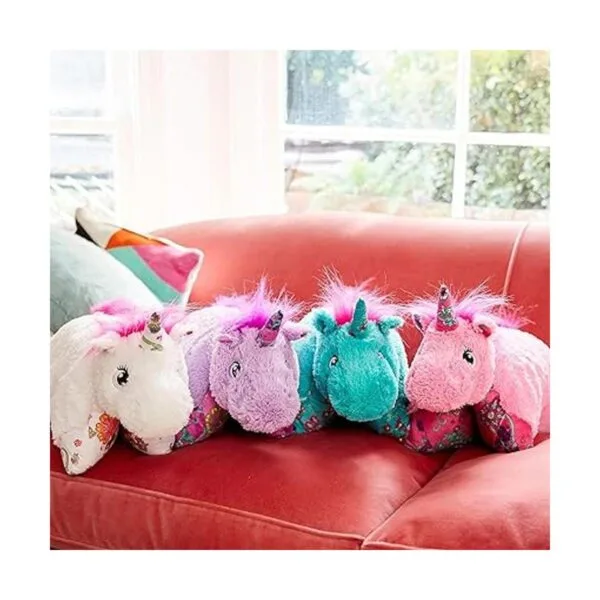 Pillow Pets Colorful Pink Unicorn Peluche de animal de_4