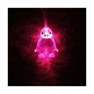 Penfly Lámpara de noche romántica de 5.4 ft con forma de_3