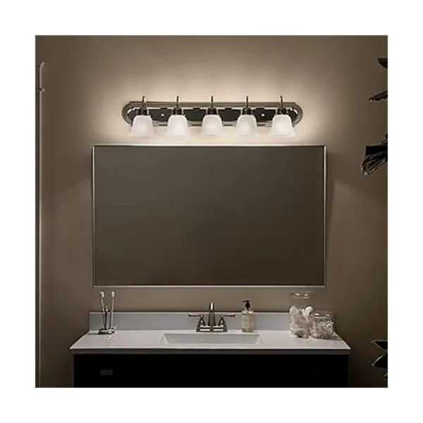 Kichler Lighting 5339CHS Baño de cinco luces cromado_4
