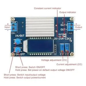 DROK Convertidor de corriente CC 5.3 V32 V a 1.2 V32 V 12_3