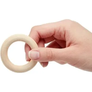 Paquete de 20 anillos de madera natural sin terminar para_4