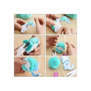 TOODOO Fabricante de pompones 4 tamaños diferentes para_4