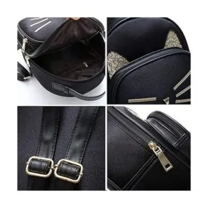 Mochila de terciopelo para adolescentes para niñas_6