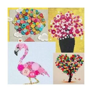 800 botones de resina de varios tamaños botones redondos_5