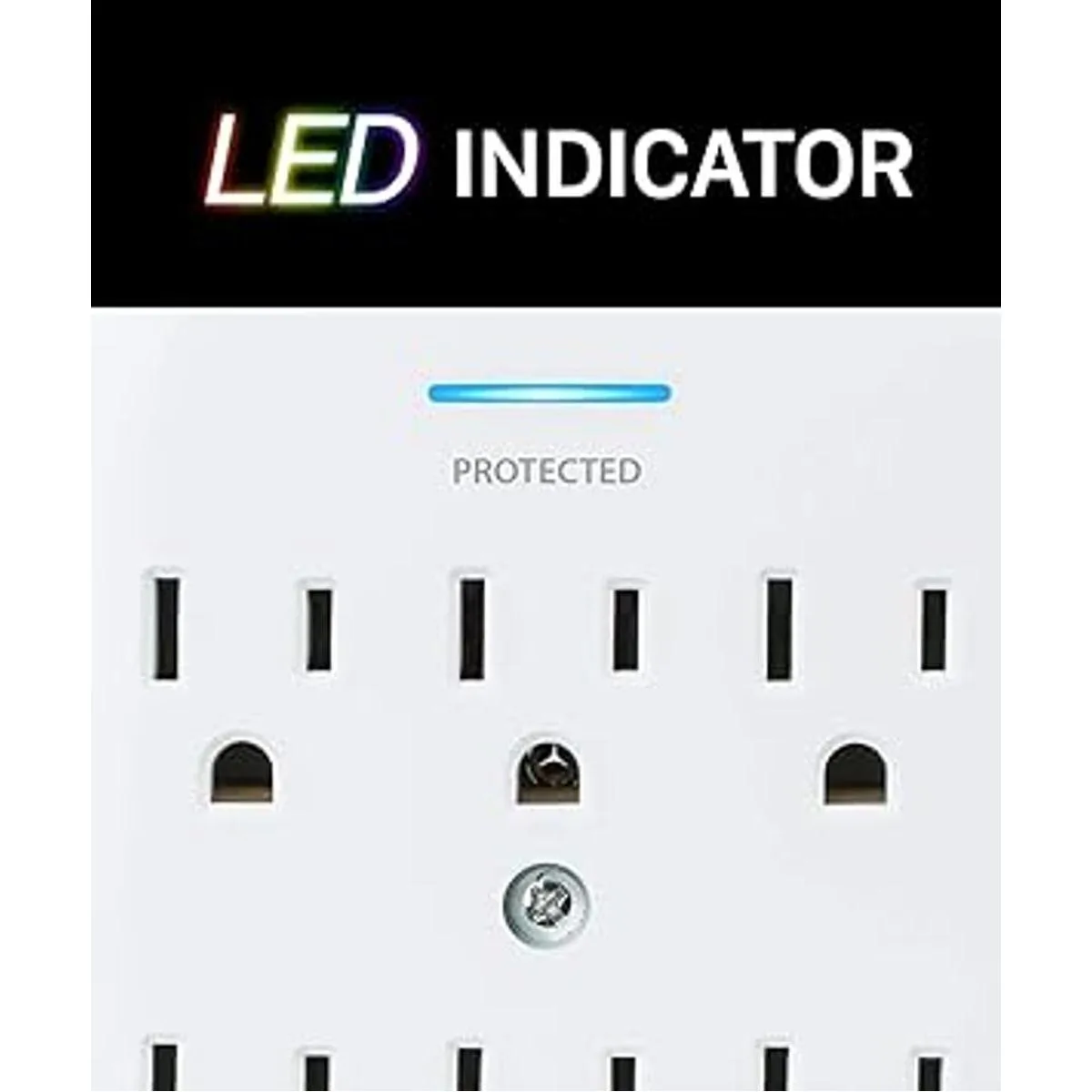Fosmon Protector contra sobretensiones de 6 tomas 1200_4