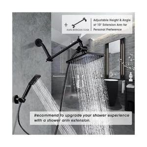 BRIGHT SHOWERS Cabezal de ducha de lluvia con rociador de_5