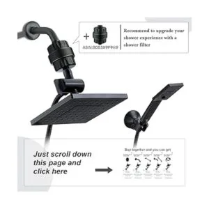 BRIGHT SHOWERS Cabezal de ducha de lluvia con rociador de_6