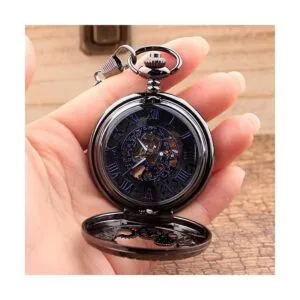 Avaner Steampunk Reloj de bolsillo con pantalla_4